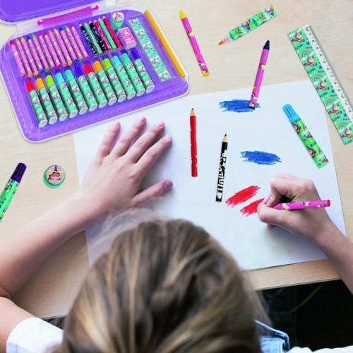 AS Zestaw artystyczny w walizce jednorożec 2257